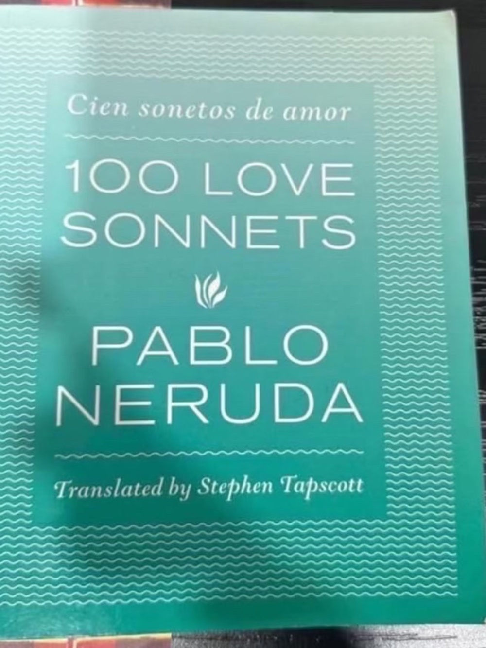 One Hundred Love Sonnet Pablo Neruda Book